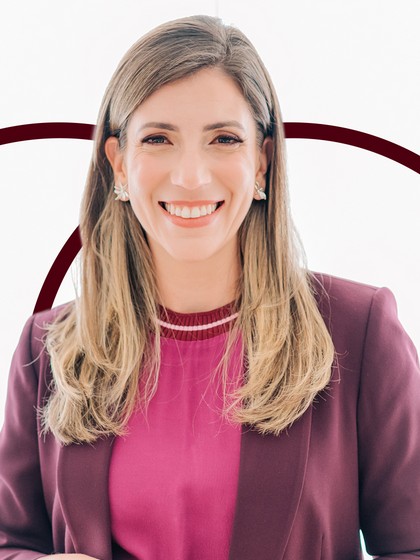 Retrato de Carolina Ferraz, psicóloga obstétrica