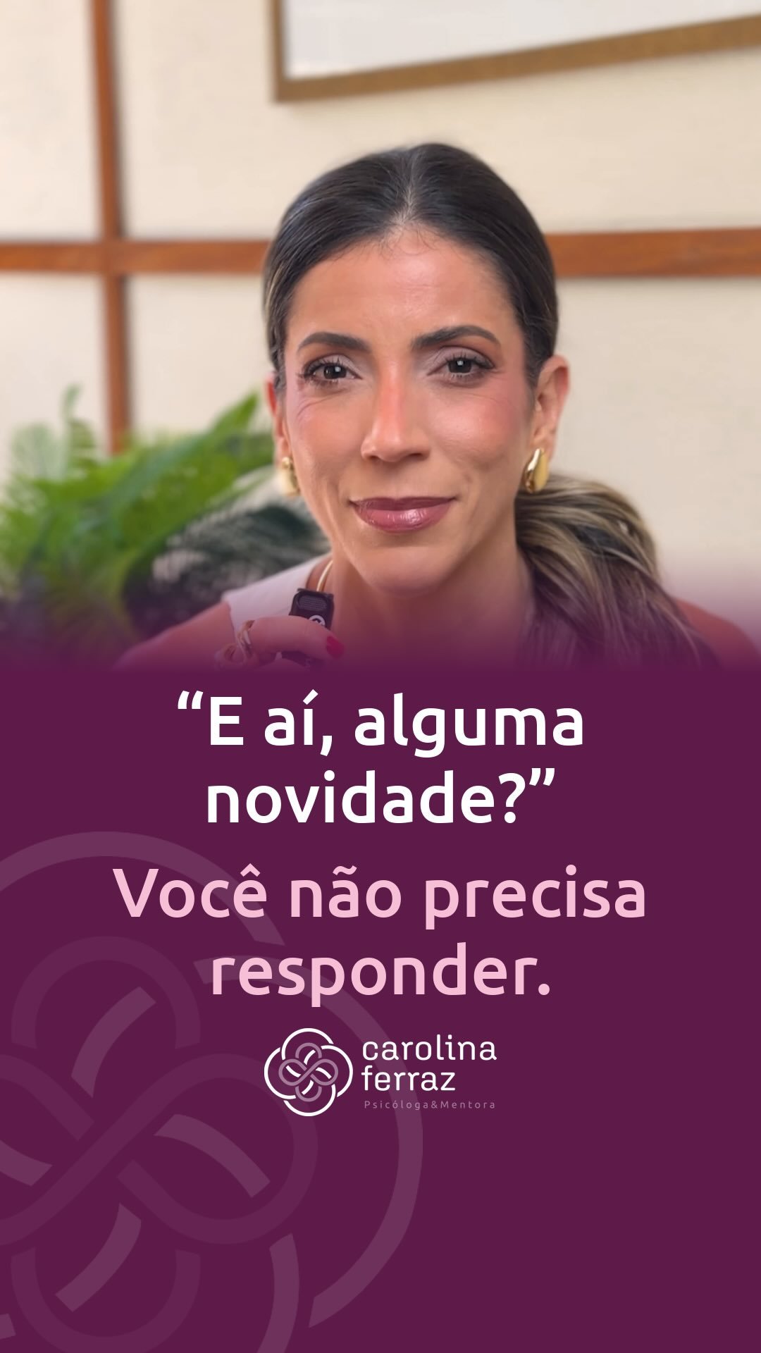 Post de Carolina Ferraz no Instagram